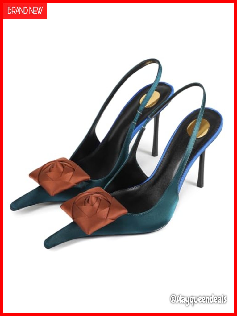 Closed Pointed Toe Stilettos Heel Pumps With Elastic Ankle Strap Party Sandals